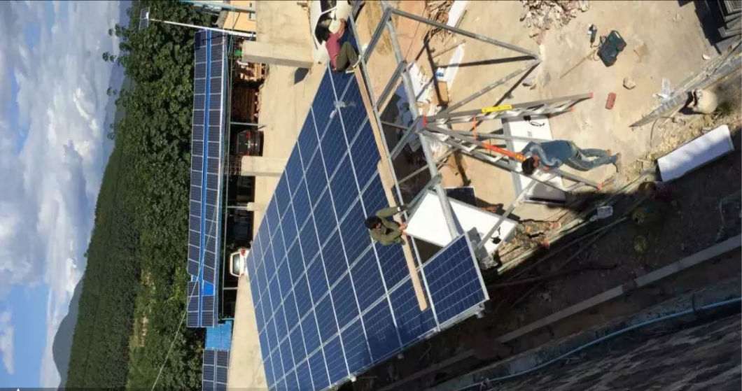 2KW/5KW Wind Solar Diesel Generation Hybrid Power System Potável Casa dobrável para fazenda/construção/área rural