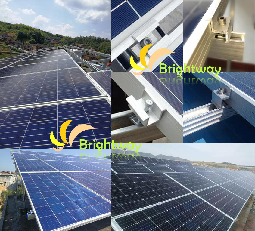 AAM035A grampo médio de alumínio para sistema solar de energia 