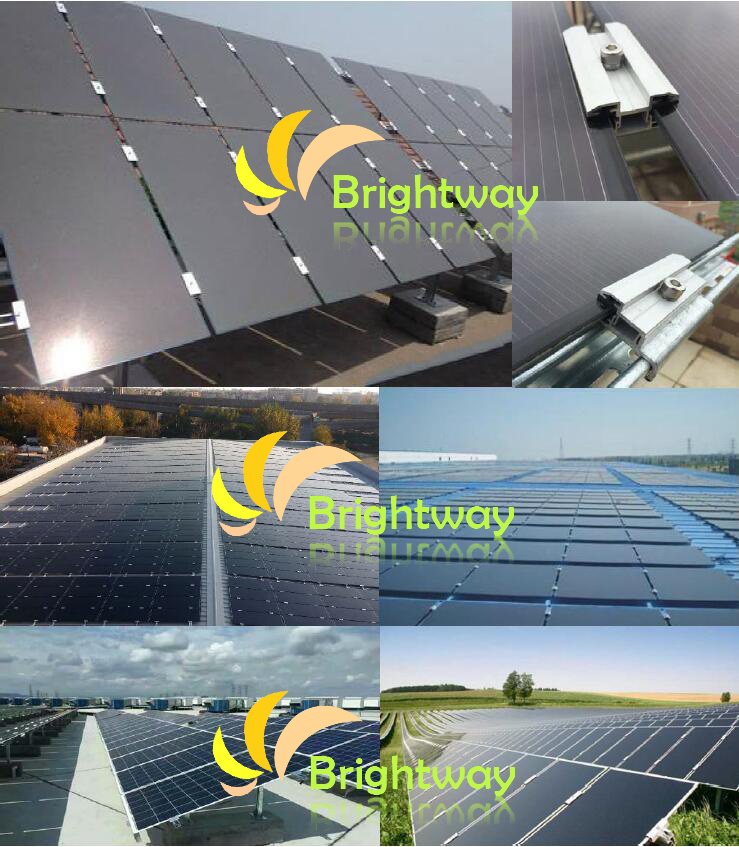 AAE034B Grampo final de alumínio para o sistema de energia solar