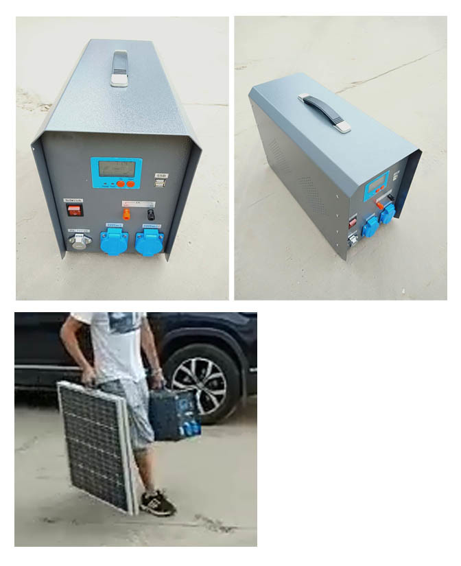 DC Sistema de iluminação de energia solar portátil portátil Sistema de 
