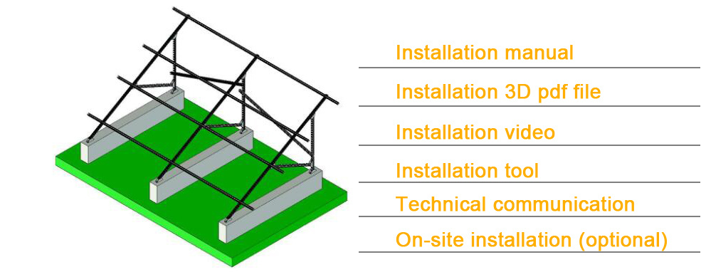 ou comercial 5kw 5000w Grid solar amarrado Sistema de geração de energia Bom serviço